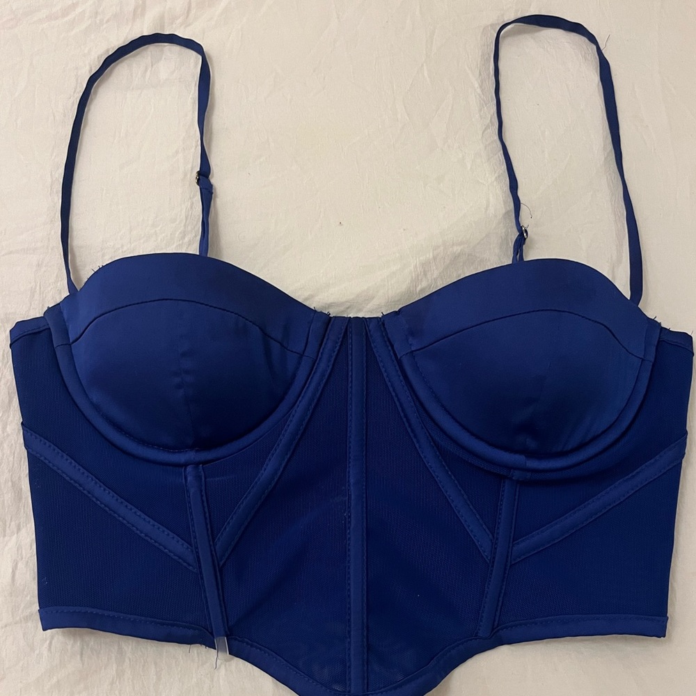Oh Polly blue corset